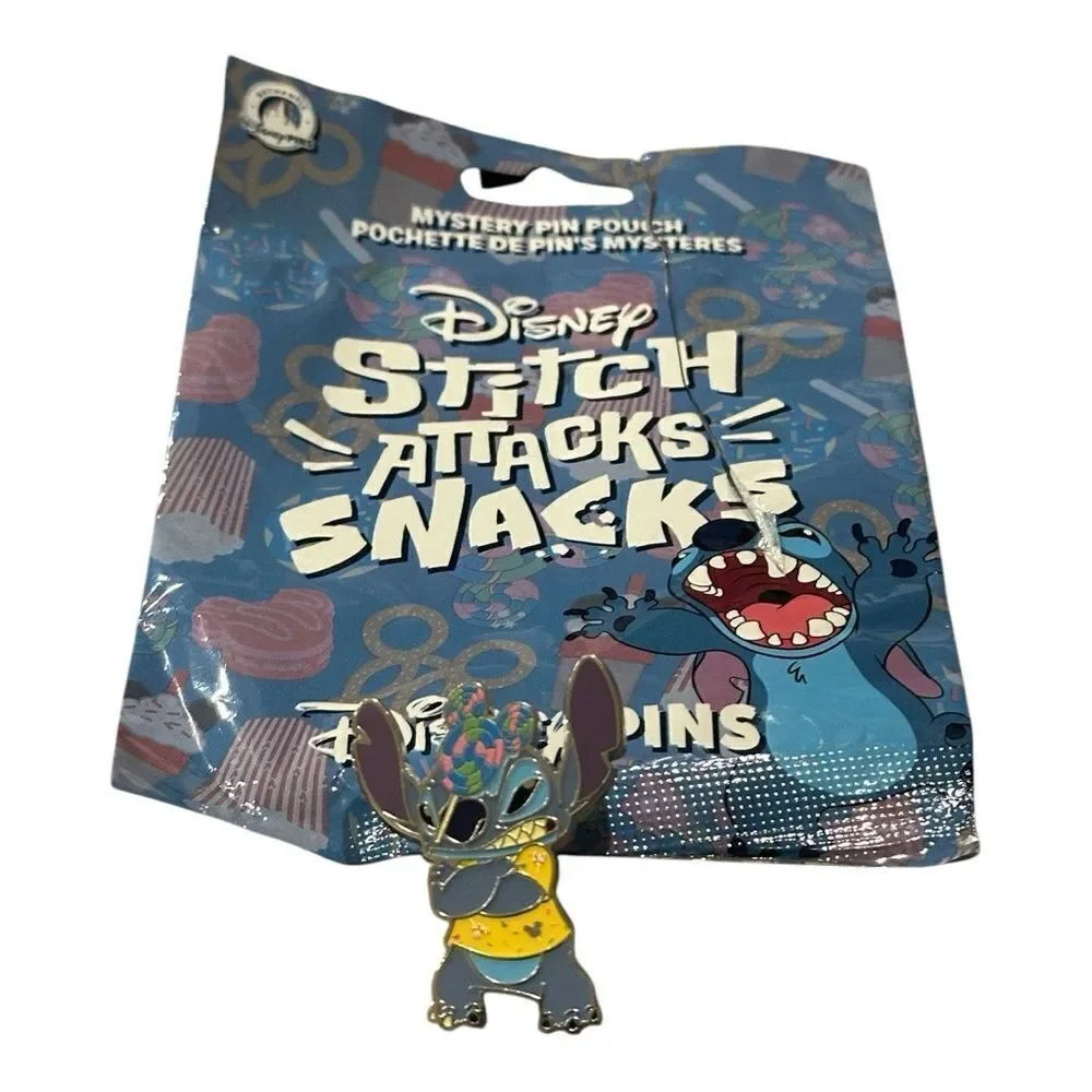 Stitch Attacks Snacks Mystery Pouch - Stitch with Lollipop Stitch